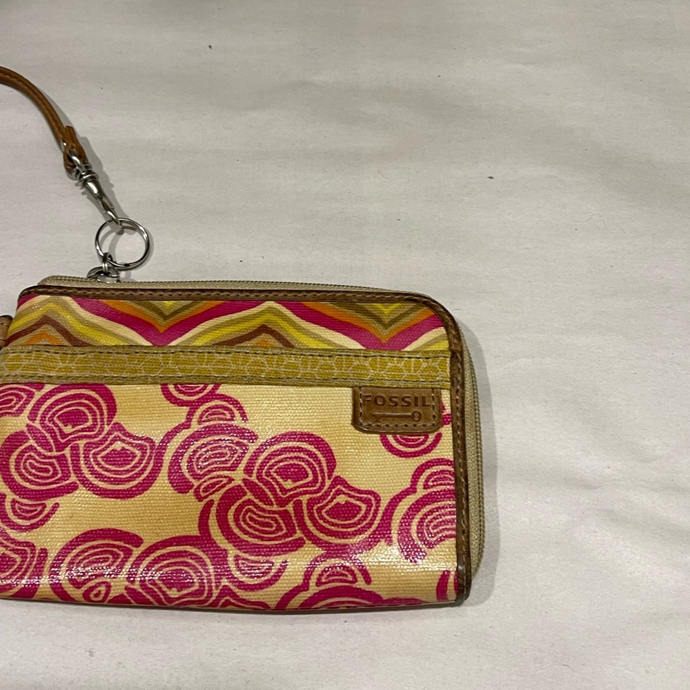 Fossil Key-Per Zippered Wristlet - image 3